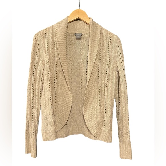 Ann Taylor Knit Open Front Cardigan - Picture 2 of 3